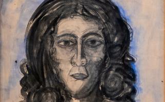 1952.Gitana. Aquarel·la i tinta sobre paper, 59x47 cm. Col. particular (Privat)