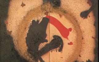 1982. El cercle Tècnica mixta sobre fusta 200 x 200 cm. Col. particular (Privat)